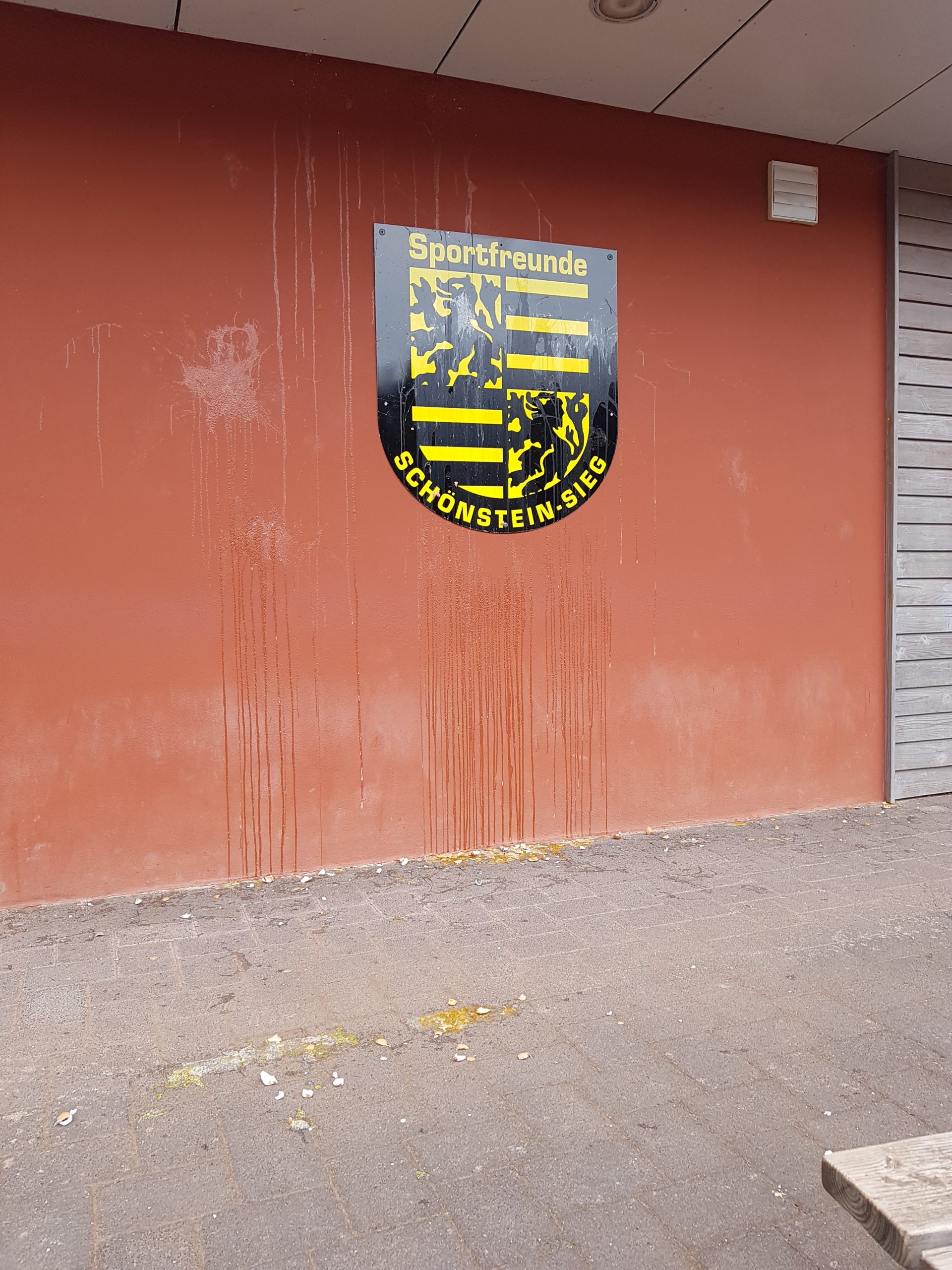 Read more about the article Vandalismus am Vereinsheim